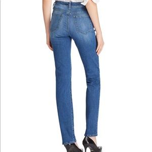 Lauren Ralph Lauren High Rise Jeans Size 12 Medium Wash Straight Stretch Denim